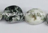 CNG83 15.5 inches 15*20mm - 20*35mm nuggets tree agate beads