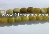 CNG8311 15.5 inches 15*20mm nuggets striped agate beads wholesale