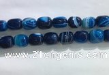 CNG8316 15.5 inches 15*20mm nuggets striped agate beads wholesale