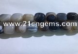 CNG8318 15.5 inches 15*20mm nuggets striped agate beads wholesale