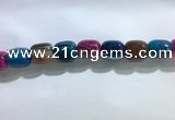 CNG8320 15.5 inches 15*20mm nuggets striped agate beads wholesale