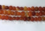 CNG8347 15.5 inches 10*12mm nuggets striped agate beads wholesale