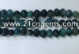 CNG8350 15.5 inches 10*12mm nuggets striped agate beads wholesale