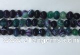 CNG8354 15.5 inches 10*12mm nuggets striped agate beads wholesale