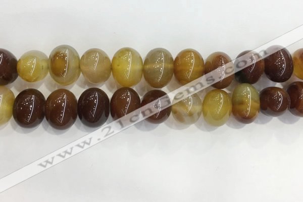 CNG8361 15.5 inches 12*16mm nuggets agate beads wholesale