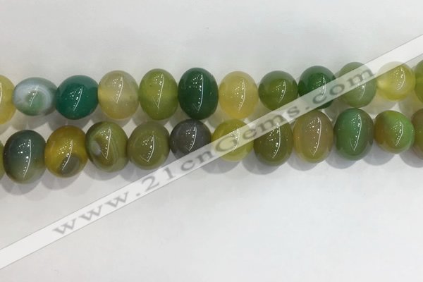 CNG8370 15.5 inches 12*16mm nuggets agate beads wholesale