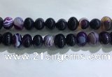 CNG8381 15.5 inches 12*16mm nuggets striped agate beads wholesale