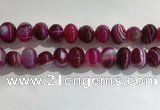 CNG8383 15.5 inches 12*16mm nuggets striped agate beads wholesale