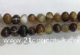 CNG8388 15.5 inches 12*16mm nuggets striped agate beads wholesale