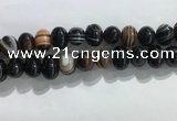 CNG8389 15.5 inches 12*16mm nuggets striped agate beads wholesale