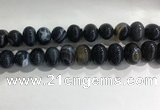 CNG8390 15.5 inches 12*16mm nuggets striped agate beads wholesale