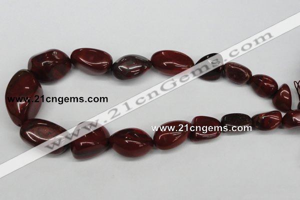 CNG84 15.5 inches 10*16mm - 20*30mm nuggets brecciated jasper beads