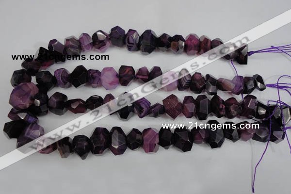 CNG852 15.5 inches 12*18mm – 13*22mm faceted nuggets agate beads