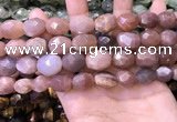 CNG8570 12*16mm - 15*20mm faceted nuggets moonstone beads