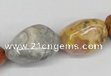 CNG86 15.5 inches 12*14mm - 25*30mm nuggets agate gemstone beads