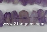 CNG861 15.5 inches 10*14mm – 13*20mm faceted nuggets amethyst beads