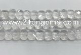 CNG8610 10*13mm - 12*16mm faceted freeform white crystal beads