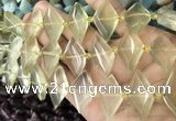 CNG8635 13*20mm - 15*25mm faceted freeform lemon quartz beads