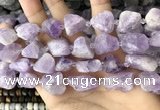 CNG8660 15.5 inches 12*16mm - 18*25mm nuggets lavender amethyst beads