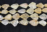 CNG8679 15.5 inches 15*20mm - 23*30mm freeform citrine beads