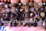 CNG8722 15.5 inches 10mm faceted nuggets agate gemstone beads