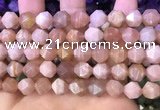 CNG8744 15.5 inches 12mm faceted nuggets moonstone gemstone beads