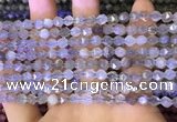 CNG8746 15.5 inches 6mm faceted nuggets grey moonstone beads