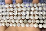 CNG8757 15.5 inches 8mm faceted nuggets white moonstone beads