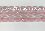 CNG8802 15.5 inches 16mm - 20mm faceted freeform rose quartz beads