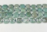 CNG8817 15.5 inches 16mm - 20mm faceted freeform amazonite beads