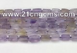 CNG8847 15.5 inches 8*12mm - 10*16mm nuggets matte ametrine beads