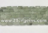 CNG8852 15.5 inches 8*12mm - 10*16mm nuggets matte green quartz beads