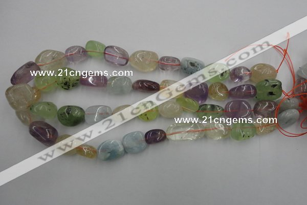 CNG886 15.5 inches 10*14mm – 15*20mm nuggets mixed quartz beads