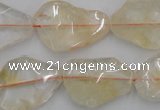 CNG889 15.5 inches 15*20mm – 20*30mm freeform citrine beads