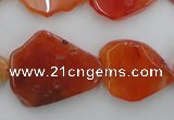 CNG892 15.5 inches 15*20mm – 20*30mm freeform red agate beads