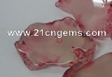 CNG895 15.5 inches 15*20mm – 25*48mm freeform dyed agate beads