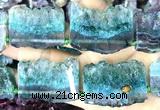 CNG8973 15 inches 30*45mm - 35*55mm freeform druzy amethyst beads