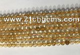 CNG9053 15.5 inches 6mm faceted nuggets citrine gemstone beads