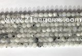 CNG9064 15.5 inches 6mm faceted nuggets white moonstone gemstone beads