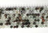 CNG9073 15.5 inches 6mm faceted nuggets ghost crystal  gemstone beads