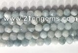 CNG9086 15.5 inches 10mm faceted nuggets aquamarine gemstone beads