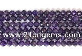 CNG9093 15.5 inches 8mm faceted nuggets amethyst gemstone beads