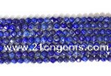 CNG9099 15.5 inches 6mm faceted nuggets lapis lazuli beads