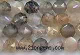 CNG9103 15 inches 4mm faceted nuggets sunstone beads