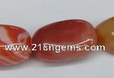 CNG92 15.5 inches 12*16mm - 20*30mm nuggets agate gemstone beads