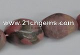 CNG94 15.5 inches 12*14mm - 20*35mm nuggets rhodochrosite gemstone beads