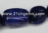 CNG98 15.5 inches 15*20mm - 20*35mm nuggets dyed lapis lazuli beads