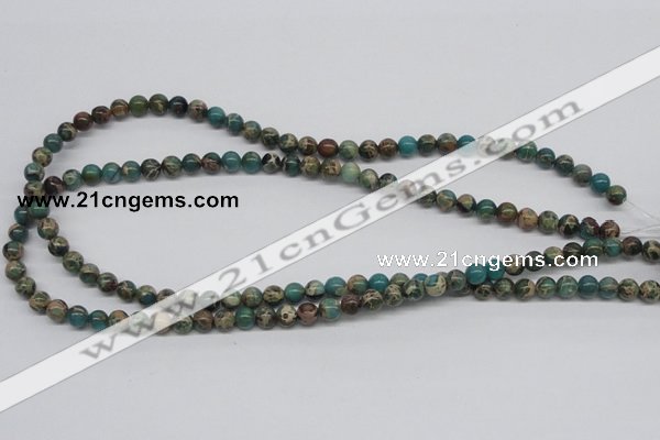 CNI02 16 inches 6mm round natural imperial jasper beads wholesale