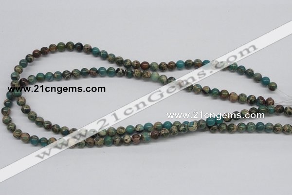 CNI02 16 inches 6mm round natural imperial jasper beads wholesale