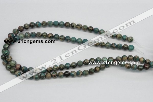 CNI03 16 inches 8mm round natural imperial jasper beads wholesale